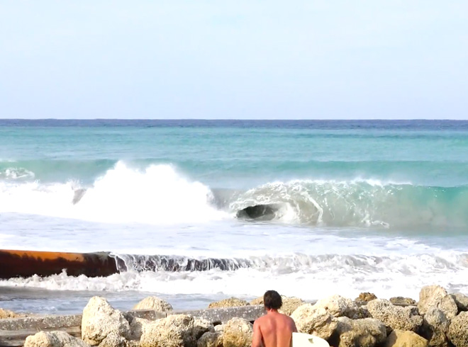 Join Rick Mellen, Ryan Heavyside, and Andrew Fletcher for a little lefthand paradise at this new manmade South Florida wave