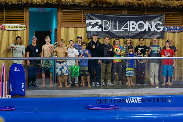 2nd Annual ESA-NNE District Indoor Surfing Championships finalists. Photo: McCoy