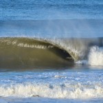 Todd Elder, barreled deep in the Outer Banks. Photo: Ben Gallop