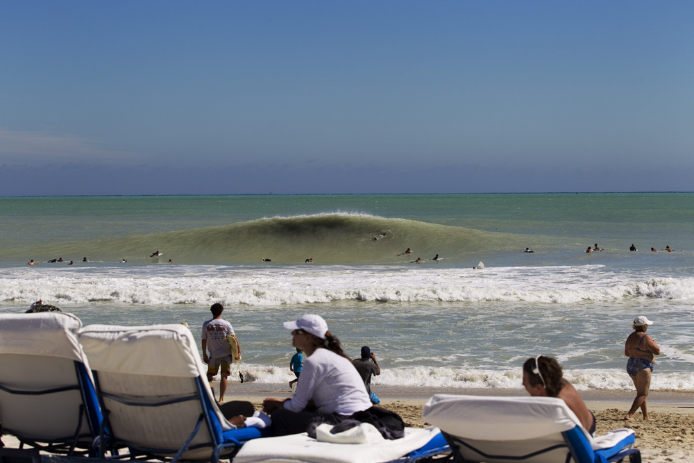Photo Editor Nate Adams trekked down to South Beach in Miami, FL, on Saturday, October 27th